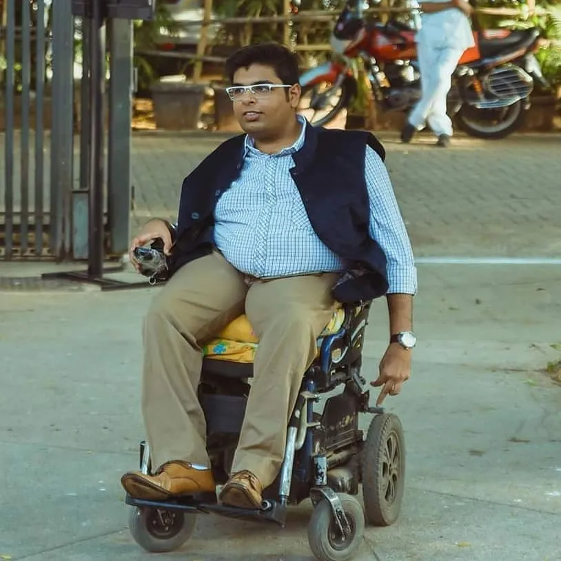 A young person with SMA